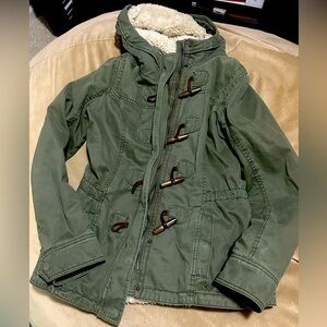 A&F Green Heavy Winter Jacket